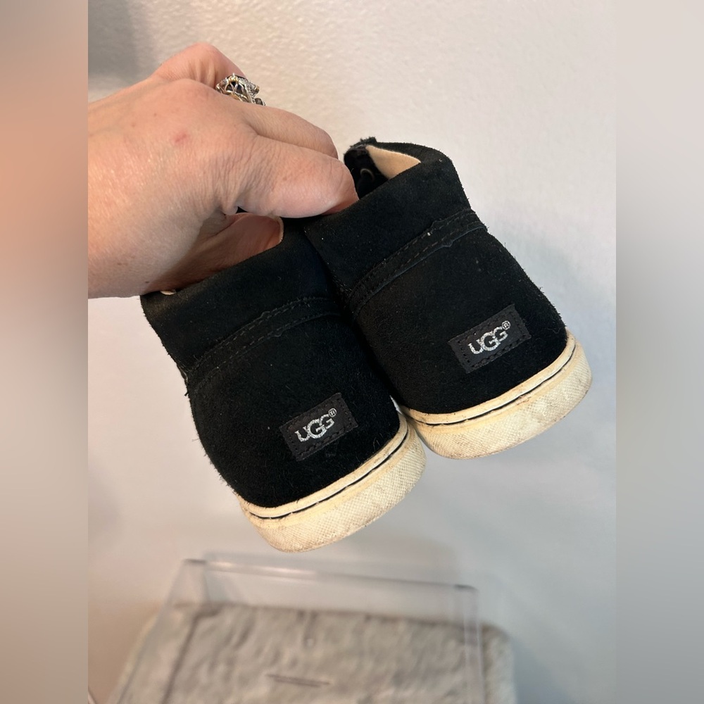 Ugg Black and Gray High-Top Sneakers size 9 - Picture 6 of 8